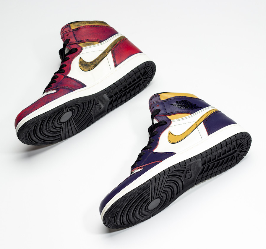 jordan 1 chicago lakers