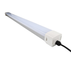 8FT - 90W LED Vapor Tight Fixture -140Lm/w - 12600lm - 120-347VAC - 500W MH/HPS/HID Equivalent - 5000K