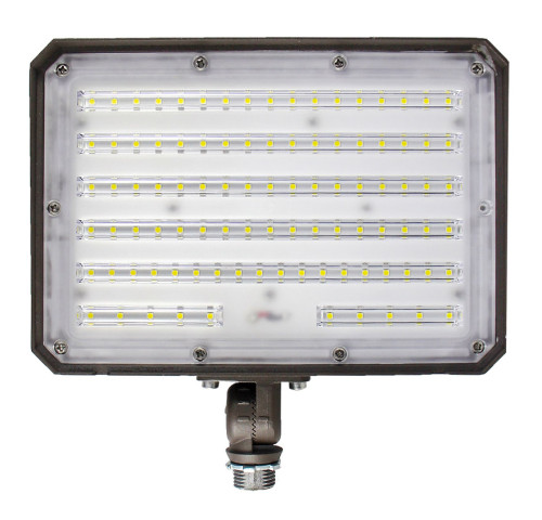 100W LED Flood Light With Photocell - 130lm/w - 13000lm - 5000K - 100-277VAC - 400W MH/HPS/HID Equivalent