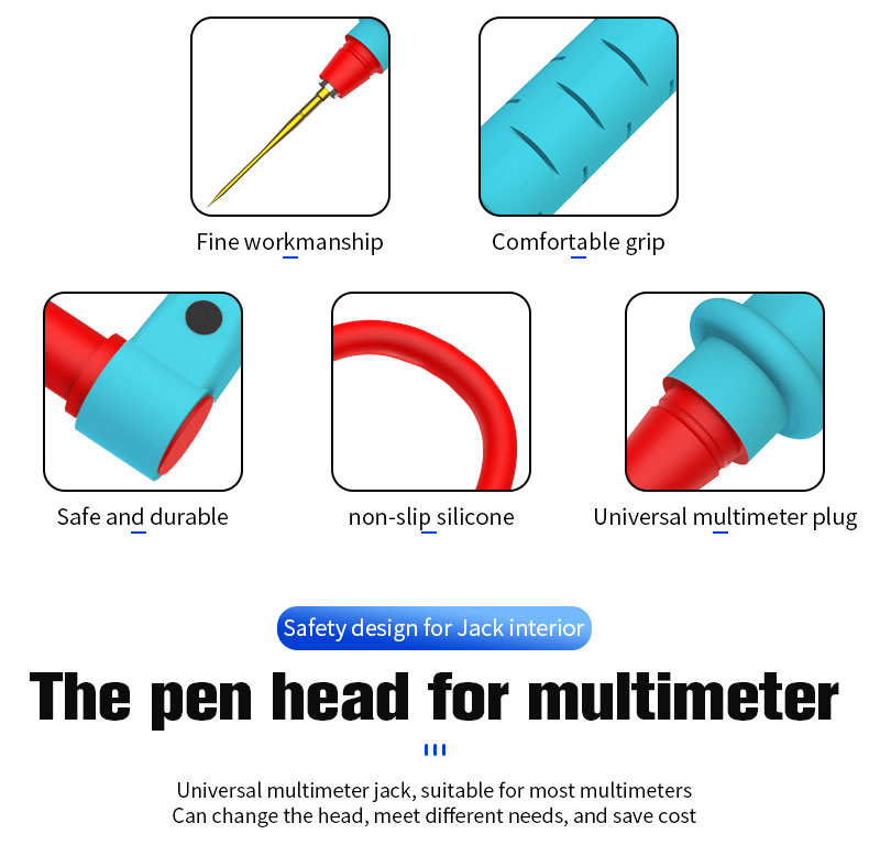 TL-10S Universal Multimeter Probe Test Leads For Phone Repair