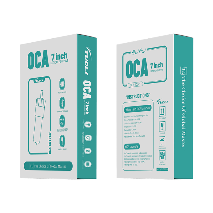 Tuoli New Product 180*120mm 7 Inch Oca Optical Adhesive Oca Cut Film For Oca Film Cutting Machine
