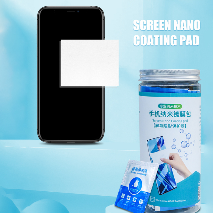 Tuoli Hi-Tech Universal Transparent Anti-Fingerprint Screen Nano Coating Pad Clean Nano Liquid Screen Protector For All Mobile