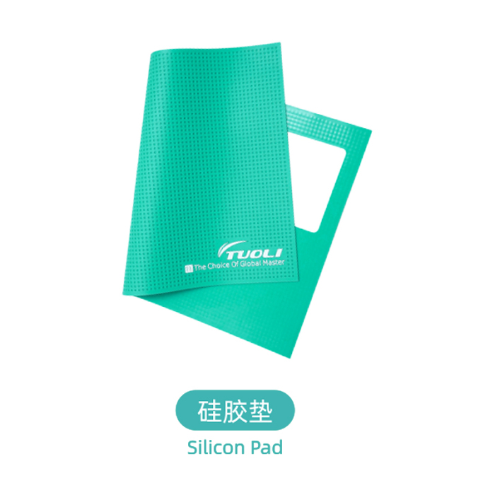 TUOLI  Silicone Pad High Temperature Resistance Heat Insulation For Mobile phone camera watch welding Reballing Stencil tool