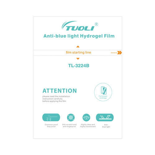 Tuoli 3224H/3224B/3224M Front and Back Sheet TPU Hydrogel Film Screen Protector Used for TPU Cutting Machine