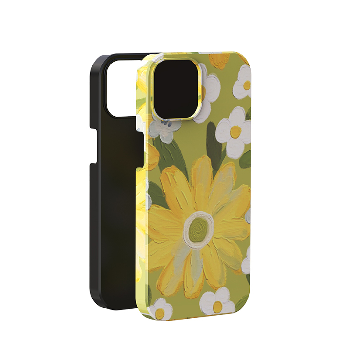 Double case 3D Heat Transfer Printing Sublimation customizable Phone Case
