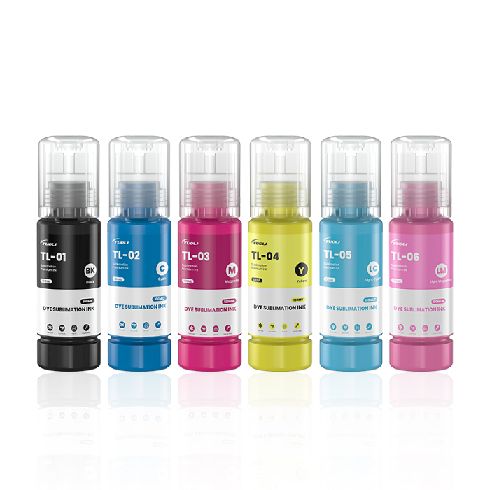 Epson Ocbestjet 100ML 6 Colors Low Temperature Korean Sublinova Intec Sublimation Dye Ink For Epson L8058 Printhead
