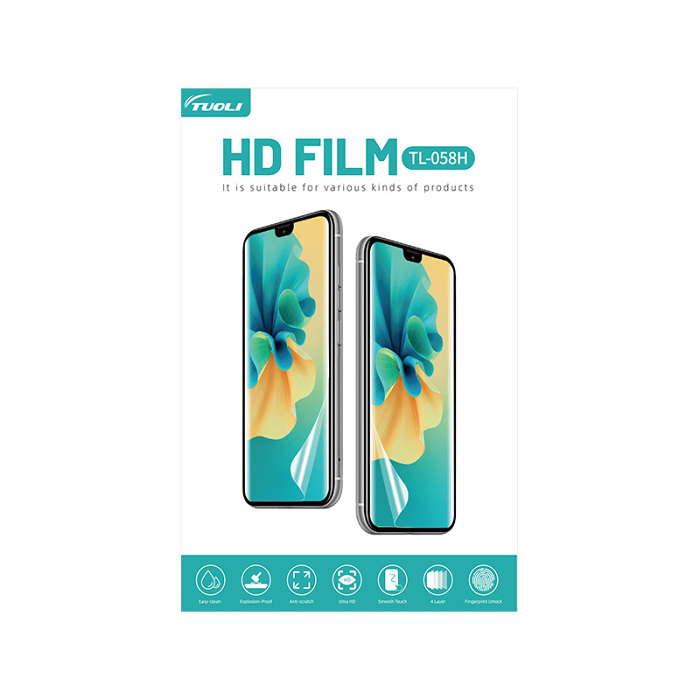 TUOLI Neutral HD film   180*120MM diy for Screen Protector cutting machine