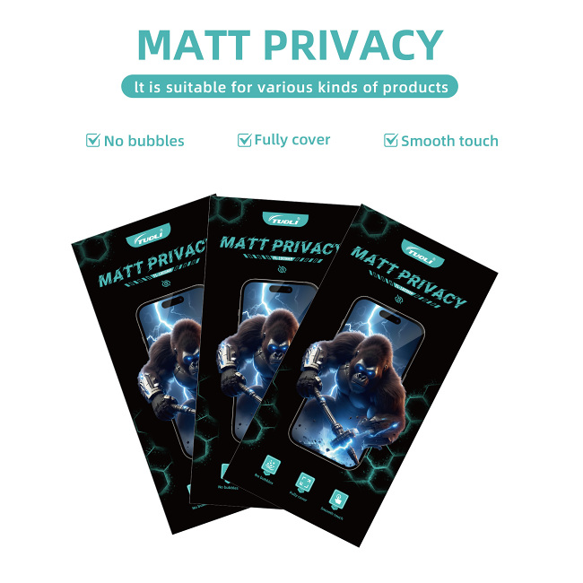 TUOLI NEW matt privacy film TL-1809MP suit for TUOLI smart mini screen protector cutting machine