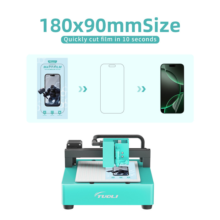 TUOLI NEW matt film TL-1809M suit for TUOLI smart mini screen protector cutting machine