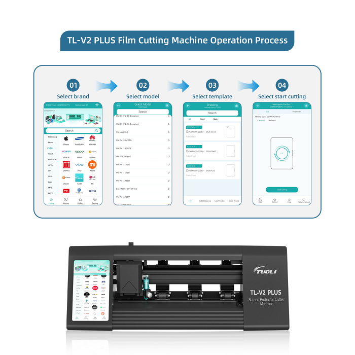 TUOLI TL-V2 Plus Fully Auto Smart Film Cutting Machine