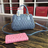 Miu Miuu original Oil wax 27CM Top handle bag JLY6010574