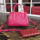 Miu Miuu original Oil wax 27CM Top handle bag JLY6010573