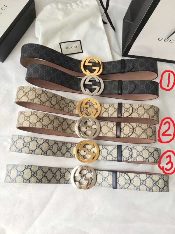 Guccii GG 37MM Supreme belt with buckle MJ28 8070721