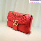 Guccii GG Marmont matelassé shoulder bag 443496 EY7041185