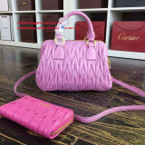 Miu Miuu original Oil wax 27CM Top handle bag JLY6010571