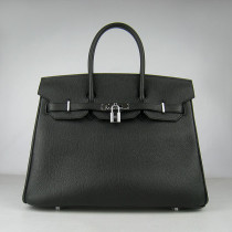 Hermes Birkin 35CM  Handbag Black