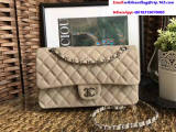 Channel original classic flap suede and leather shoulder bag SL7051422