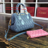 Miu Miuu original Oil wax 27CM Top handle bag JLY6010574