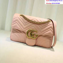 Guccii GG Marmont matelassé shoulder bag 443496 EY7041186