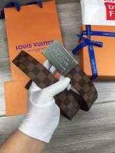 Louiis Vuittonn original Damier Ebene belt MJ28 6120756