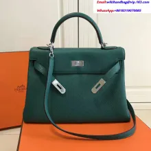 Hermmes kelly 1;1 quality 32CM silver FL7041923