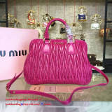 Miu Miuu original Oil wax 33CM Top handle bag JLY6010584