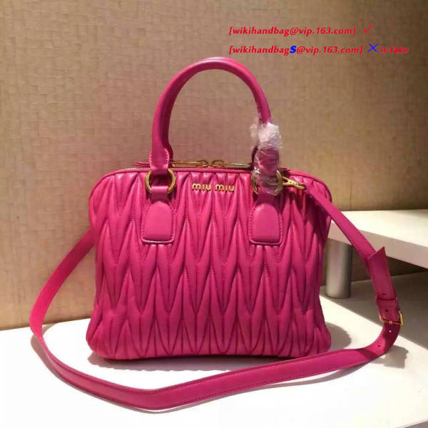 Miu Miuu original MATELASSE 29CM Top handle bag JLY6010524