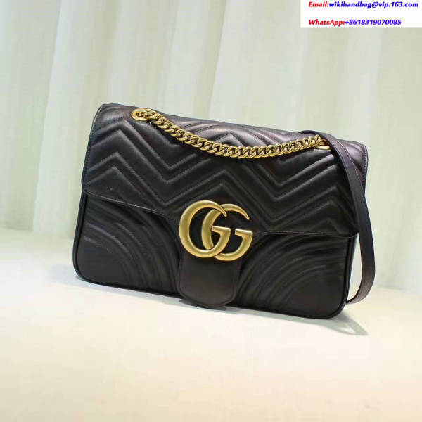 Guccii GG Marmont matelassé shoulder bag 443496 EY7041187