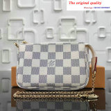 Louiis vuittonn original damier Azur mini pochette accessories wallet N58009