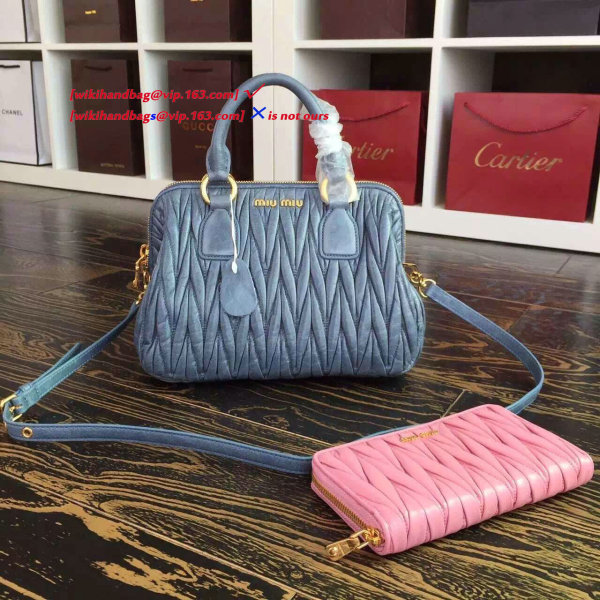 Miu Miuu original Oil wax 27CM Top handle bag JLY6010574