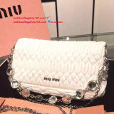 Miu Miuu original NAPPA CRISTAL mini shoulder bag JLY6010241