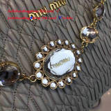 Miu Miuu original NAPPA CRISTAL tote bag JLY6010295