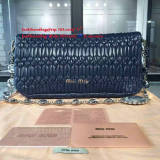 Miu Miuu original NAPPA CRISTAL 28CM shoulder bag JLY6010648