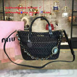 Miu Miuu original NAPPA CRISTAL tote bag JLY6010291