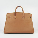 Hermes Birkin 40CM Silver Hardware Brown