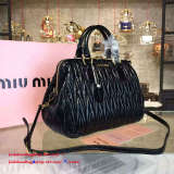 Miu Miuu original Oil wax 33CM Top handle bag JLY6010582