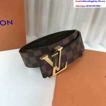 Louiis Vuittonn Damier ebene belt 38mm MJ16 7070607