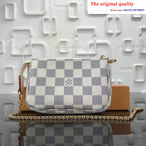 Louiis vuittonn original damier Azur mini pochette accessories wallet N58009