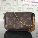 Louiis vuittonn original monogram mini pochette accessories wallet N58009