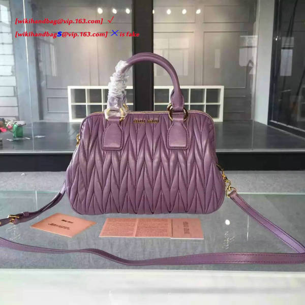 Miu Miuu original MATELASSE 27CM Top handle bag JLY6010603