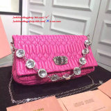 Miu Miuu original NAPPA CRISTAL mini shoulder bag JLY6010244