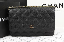 Channnel Original Leather Long Chain Shoulder Handbag 2B075C046
