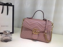 Guccii original GG Marmont small top handle bag 498110 79EY7111693