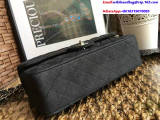 Channel original classic flap suede and leather shoulder bag SL7051423