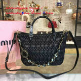 Miu Miuu original NAPPA CRISTAL tote bag JLY6010291