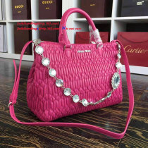 Miu Miuu original NAPA CRISTAL Tote bag JLY6010372