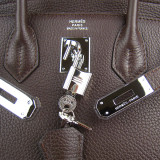 Hermes Birkin 30CM Silver  YH034