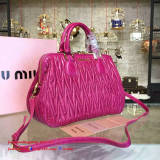 Miu Miuu original Oil wax 33CM Top handle bag JLY6010584