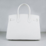 White Crocodile Hermes Birkin 30CM Silver