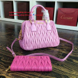 Miu Miuu original Oil wax 27CM Top handle bag JLY6010571